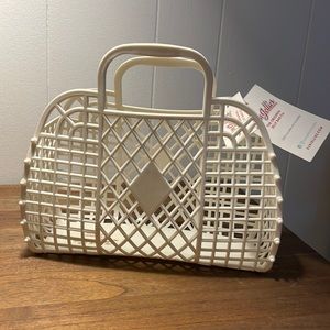 Sun Jellies Small Retro Basket Bag NWT